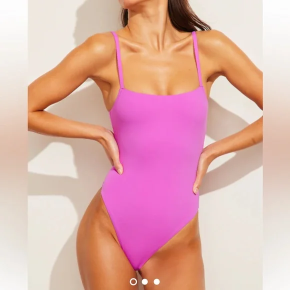 Negative Underwear Swim Straight Neck One-Piece - Picture 1 of 6